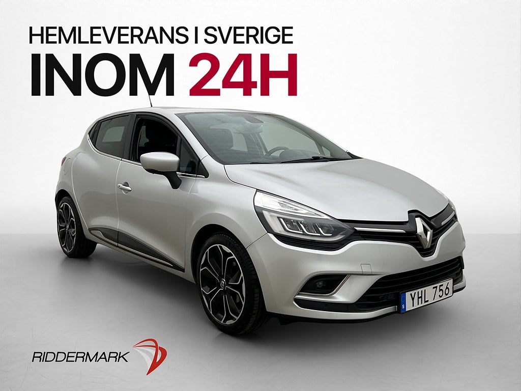 Renault Clio 0.9 TCe 90hk Intens Dragkrok Halvskinn Sensorer