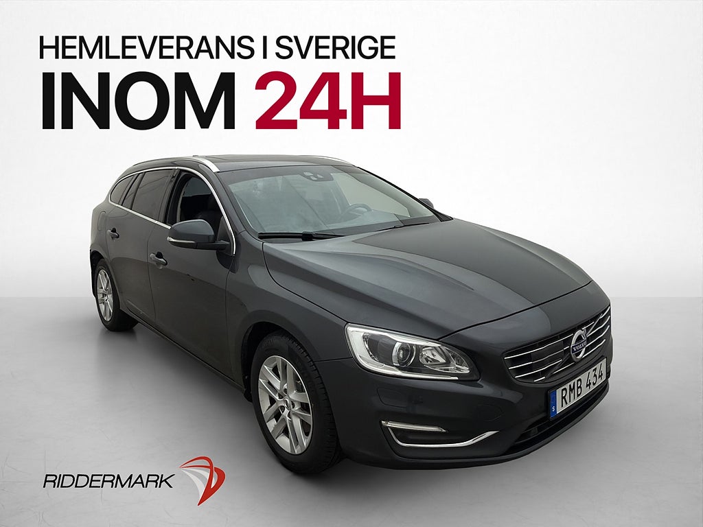 Volvo V60 D4 Classic Summum Kamera Taklucka Värmare Drag
