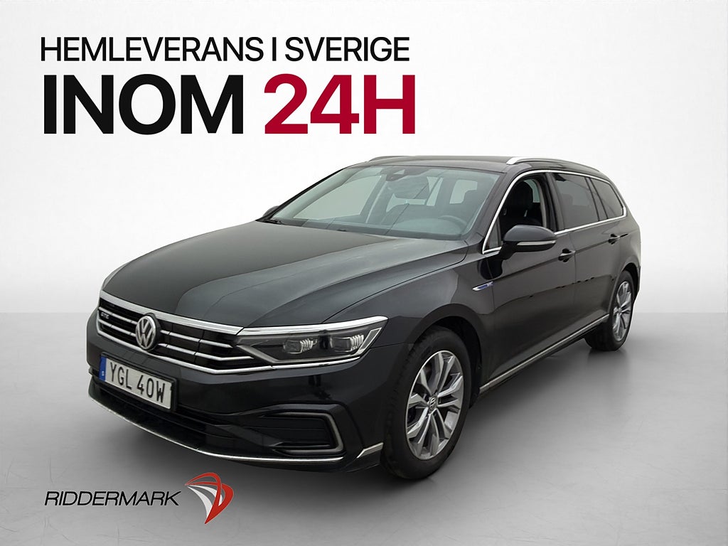 Volkswagen Passat GTE 218hk Cockpit Kamera Dragkrok Navi