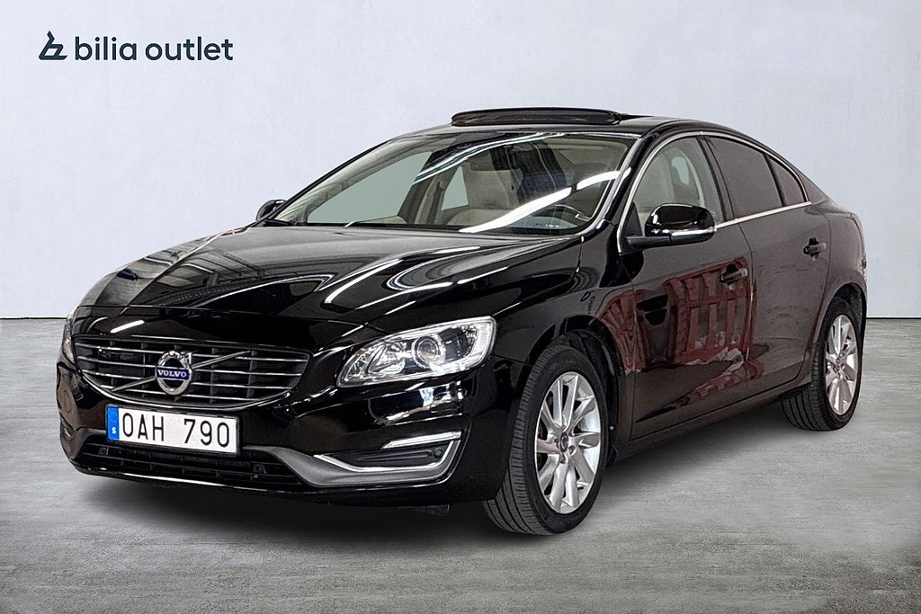 Volvo S60 T3 aut Summum 150hk Taklucka Navi BLIS P-värm AdaptivF