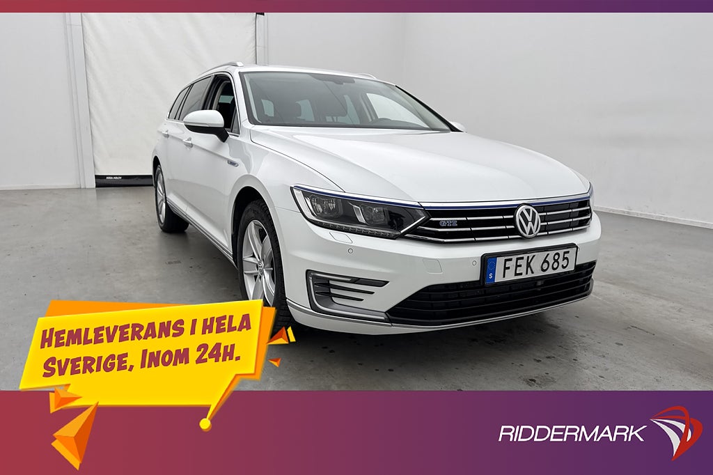 Volkswagen Passat GTE Cockpit Kamera Drag Skinn/Alcantara