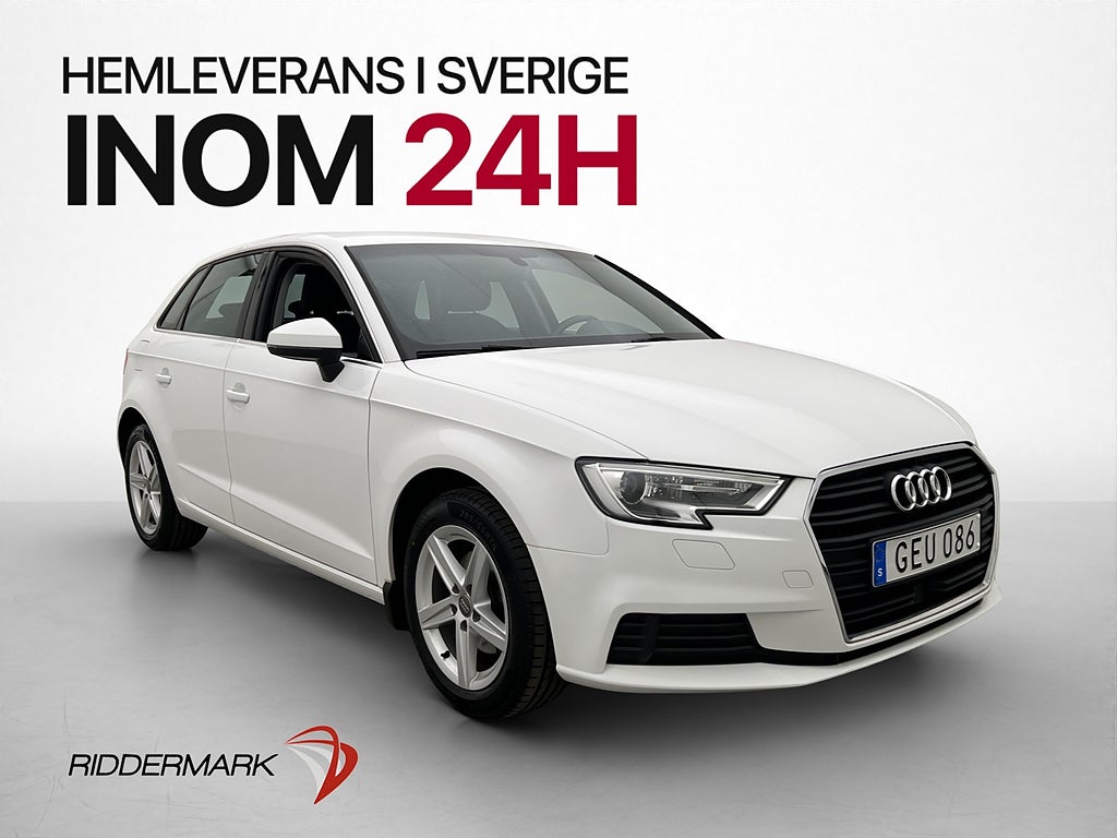 Audi A3 Sportback 1.5 TFSI 150hk Proline Adap-fart Sensorer
