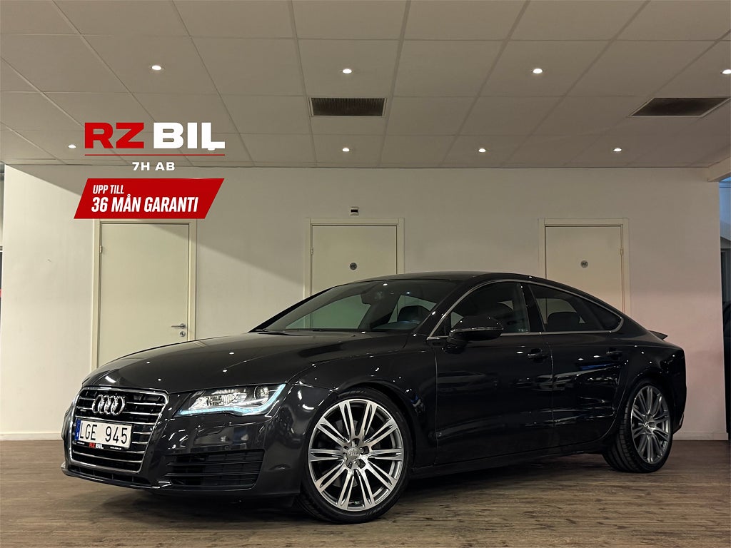 Audi A7 3.0 TDI V6 245 HK quattro S /LÅGA MIL / 2 Brukare