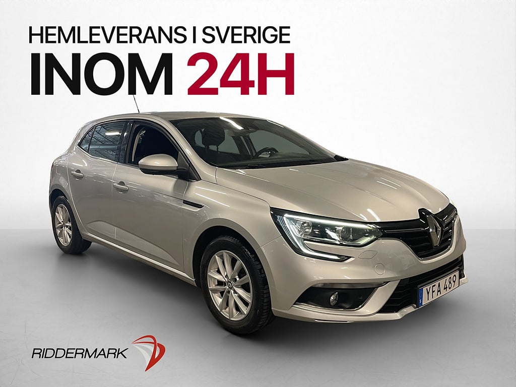 Renault Mégane 1.2 TCe 132hk Zen Navi P-Sensorer Två-Brukare