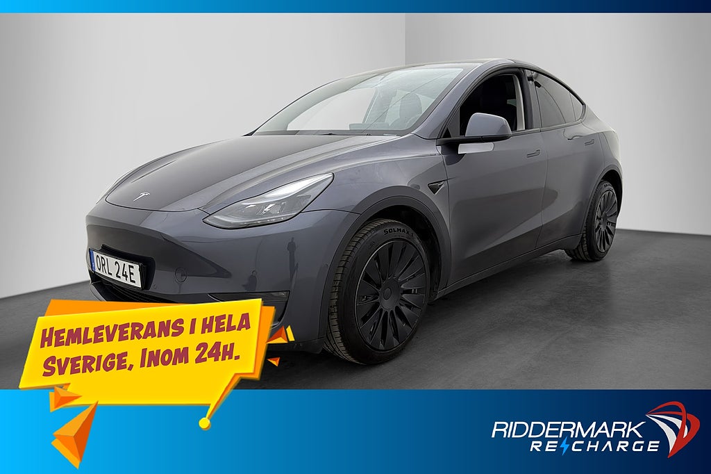Tesla Model Y Long Range AWD Autopilot Rattvärme Svensksåld