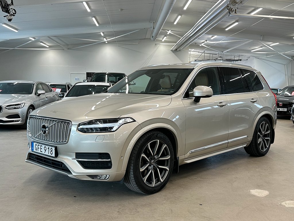 Volvo XC90 D5 AWD INSCRIPTION 7-SITS 360-KAM LUFT HUD EU6