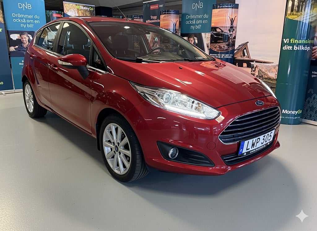 Ford Fiesta  1.0 (100hk) EcoBoost Titanium*800kr/mån*