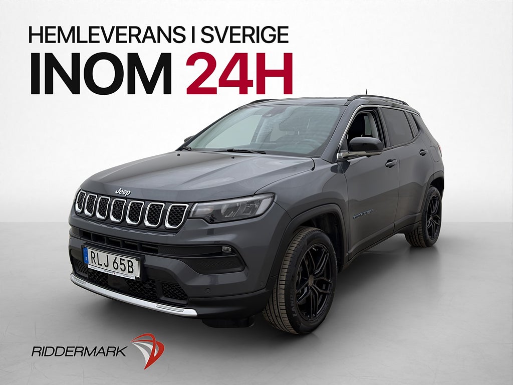 Jeep Compass 4xe 190hk Cockpit Drag 360° CarPlay Adapt-Fart