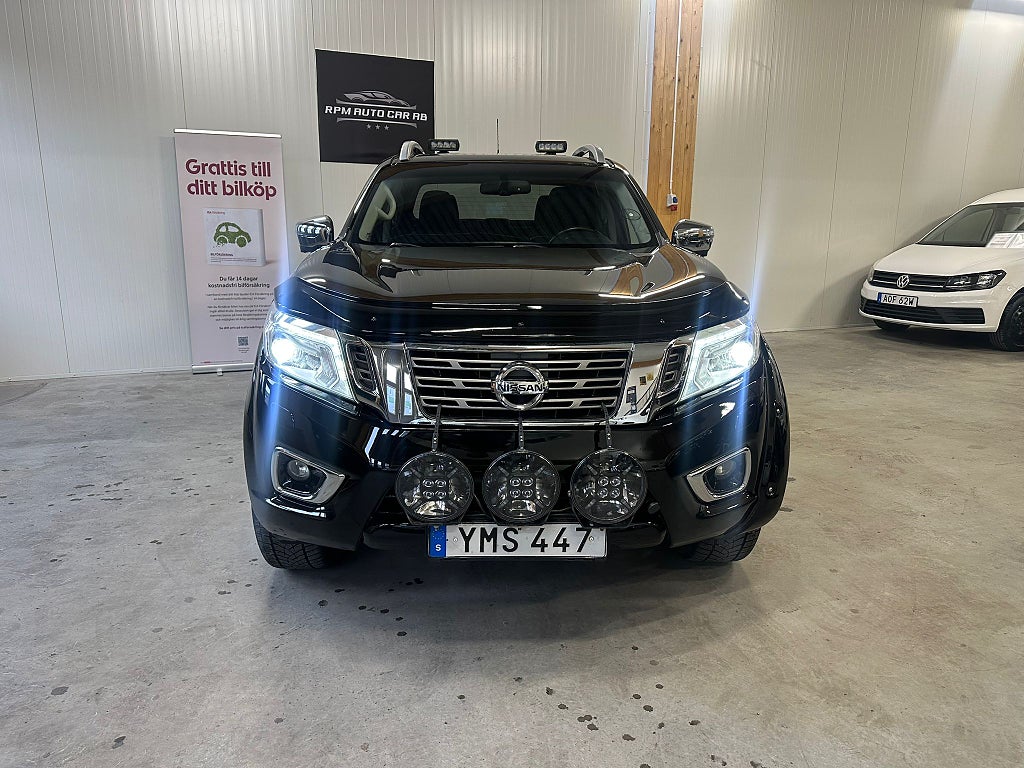Nissan Navara 2.3dCi AUT 4WD D-HYTT EU6 DRAG LÄDER NAVI MOMS TREK