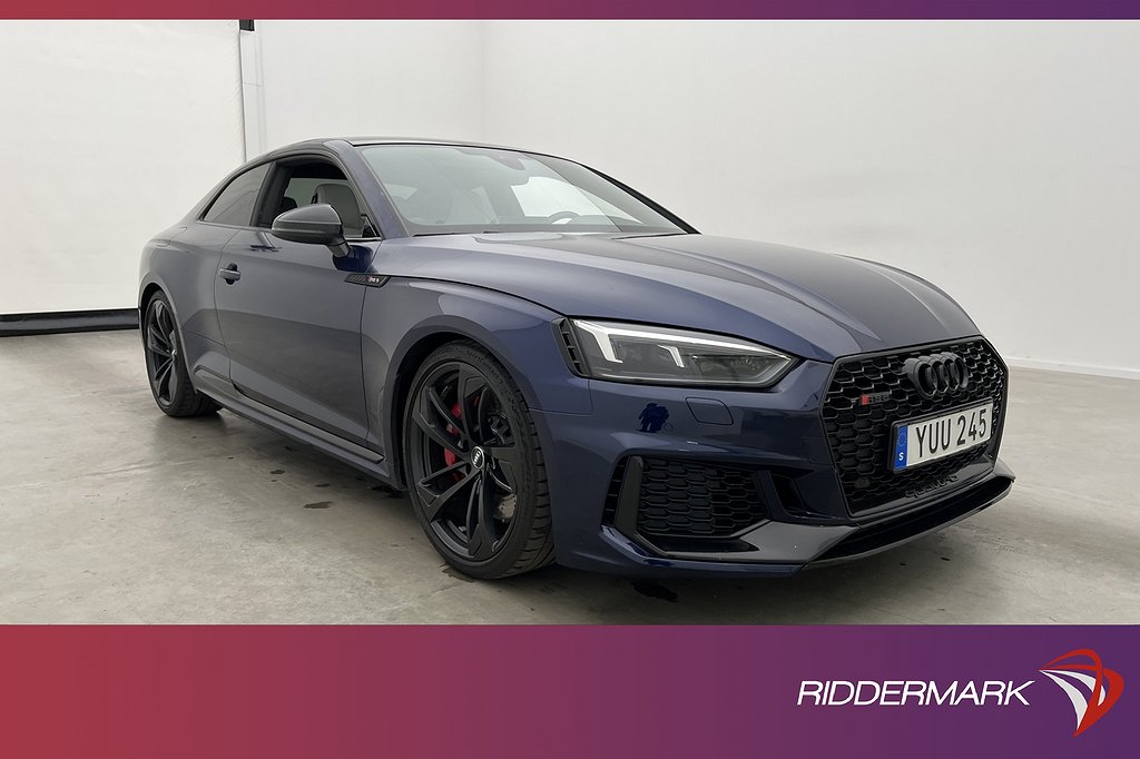 Audi RS5 Coupé 450hk Pano B&O Matrix Sportavgas Sv.Såld