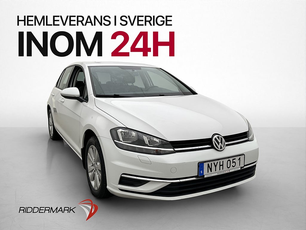 Volkswagen Golf 1.0 TSI DSG CarPlay ISOFIX Förbr-0,48l/mil