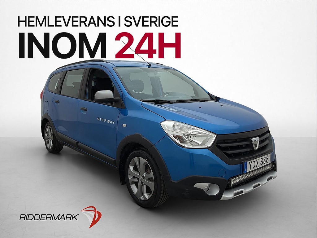 Dacia Lodgy 1.2 TCe 115hk Sensorer Bluetooth 7-Sits