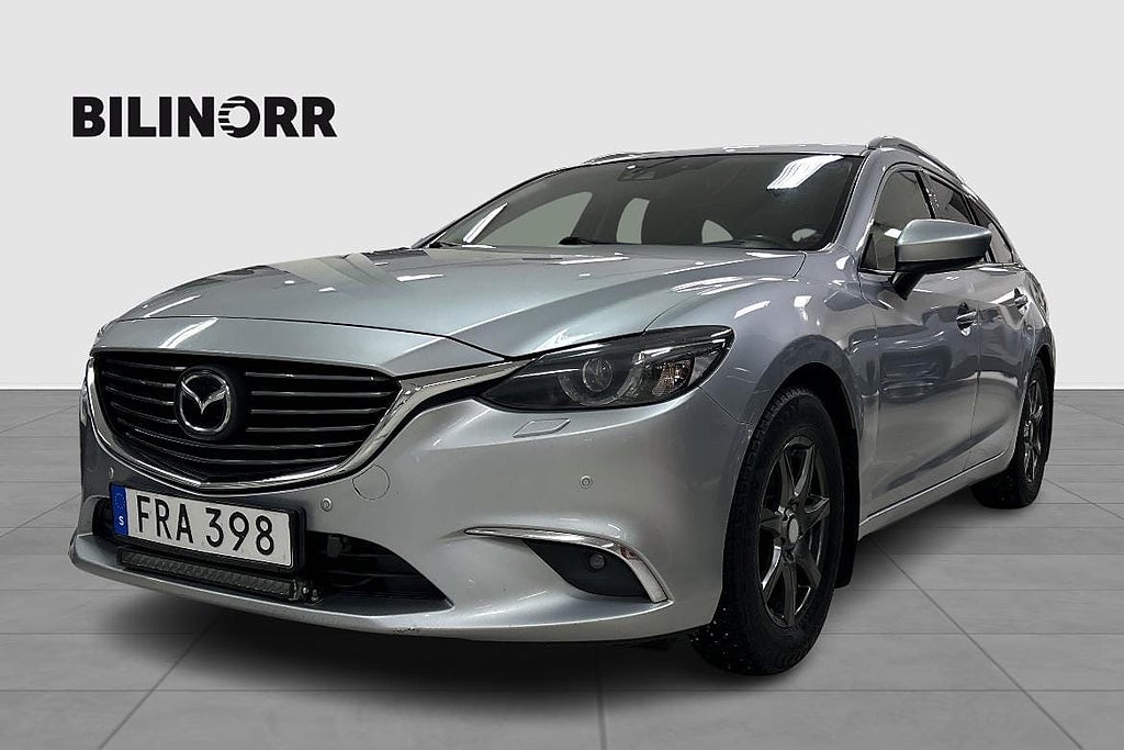 Mazda 6 Wagon AWD 2.2D/Kamkedja/Headup/Drag/BOSE-ljud/EL-stol