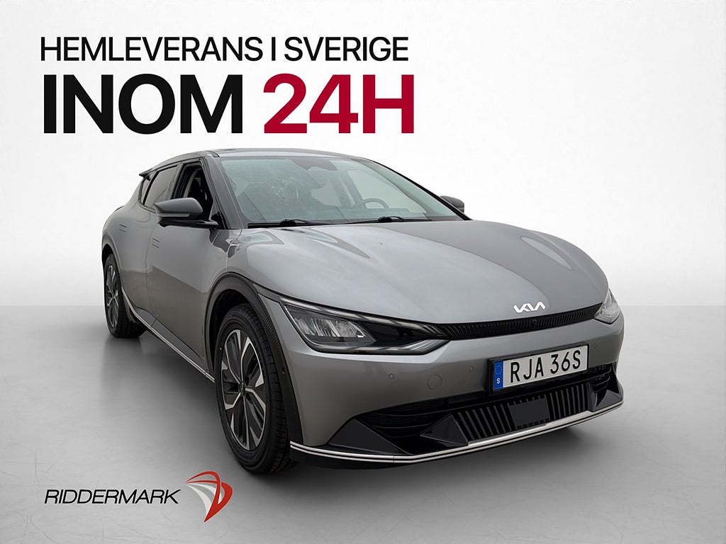 Kia EV6 77.4 kWh PLUS Skinn Drag Värmepump 360° CarPlay