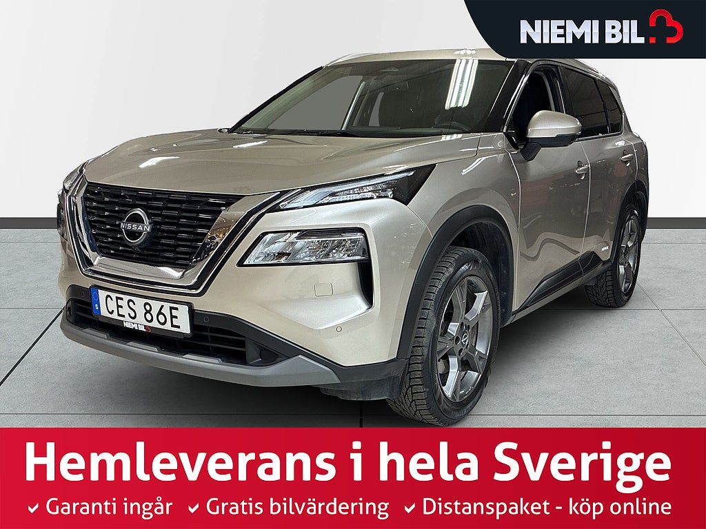 Nissan X-Trail 1.5 Aut 7-sits Drag 360° Rattvärme Navi S&V