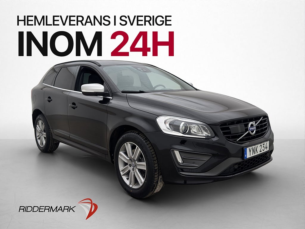 Volvo XC60 D4 AWD R-Design Pano D-Värmare Kamera Skinn