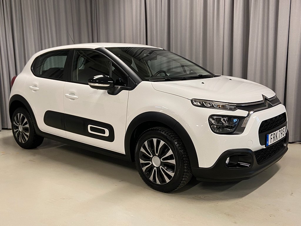 Citroën C3 1.2 83hk PureTech Feel Navi Apple Car