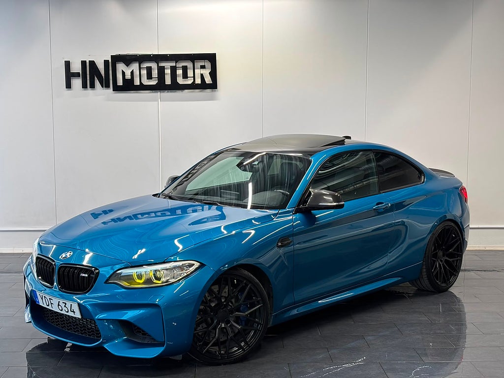 BMW M2 DCT 370hk |TakL|NAVI|H/K|BKam|H&R|NyServ|NyBess|SvSåld|