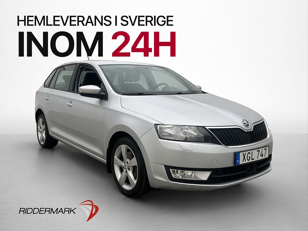 Skoda Rapid Spaceback 1.2 TSI 110hk Sensorer 2 Brukare