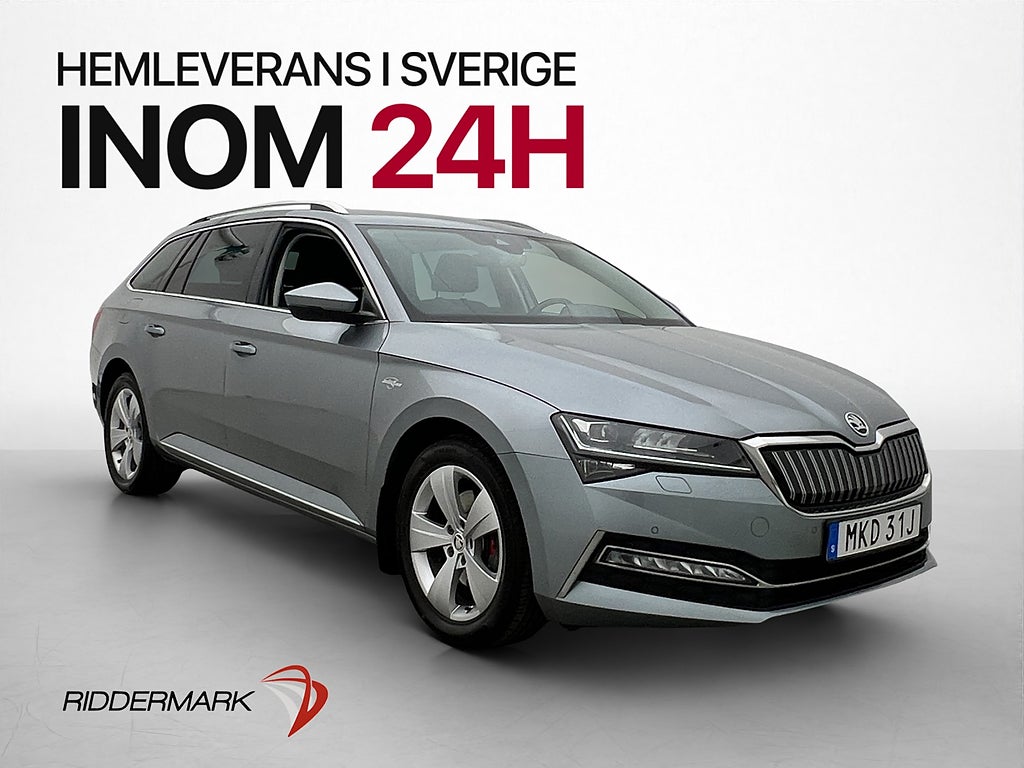 Skoda Superb iV 1.4 TSI 218hk L&K Cockpit Värm Kamera Drag