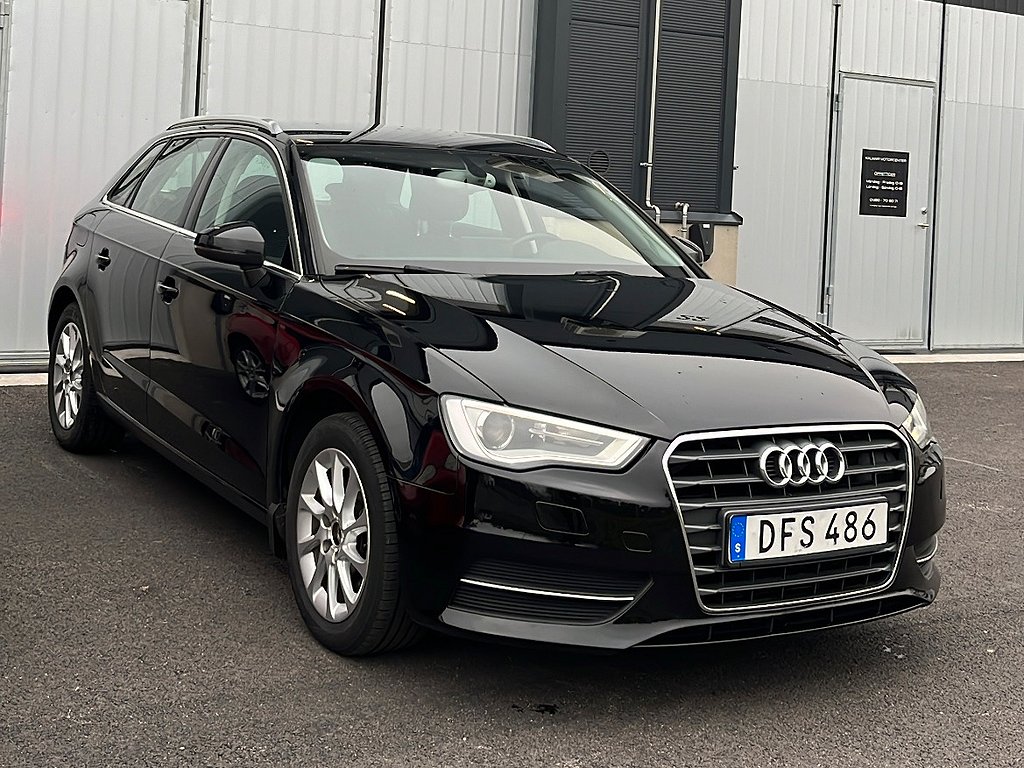 Audi A3 Sportback 1.4 TFSI 122 HK P-sensorer 0.46l/mil