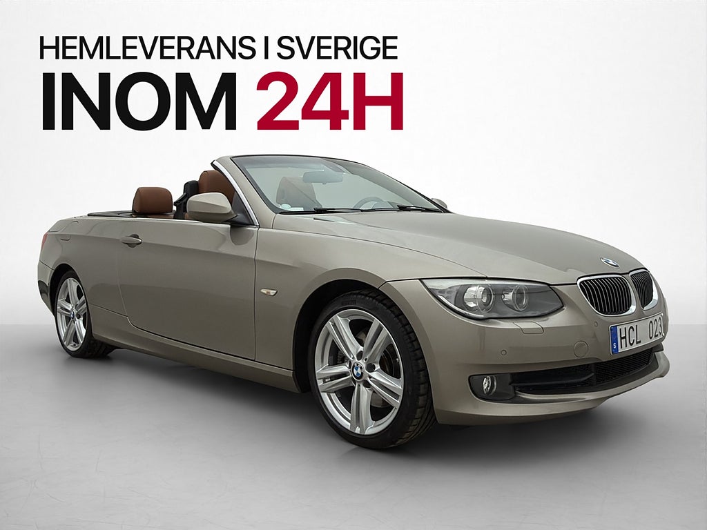 BMW 330 i Convertible Comfort Skinn P-Sensorer Tre-Brukare