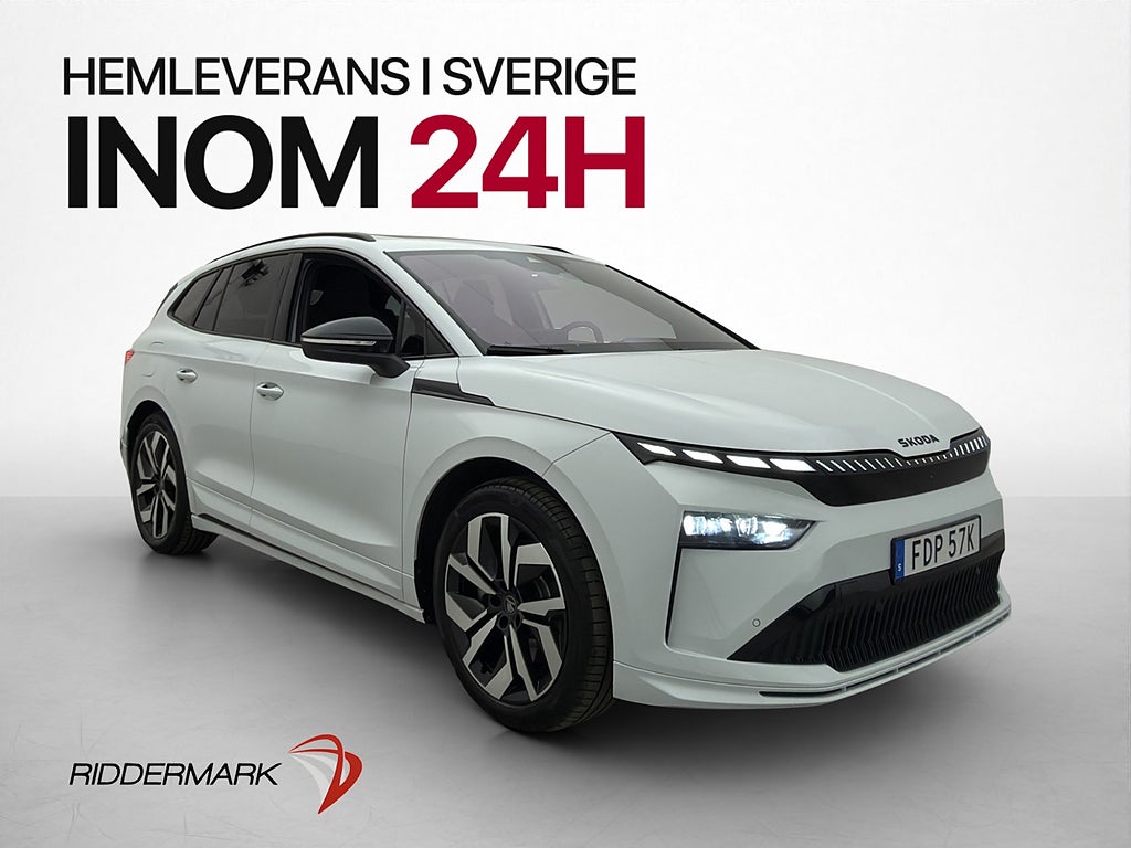 Skoda Enyaq 85x SportLine Dragkrok Pano 360° HUD Canton MOMS
