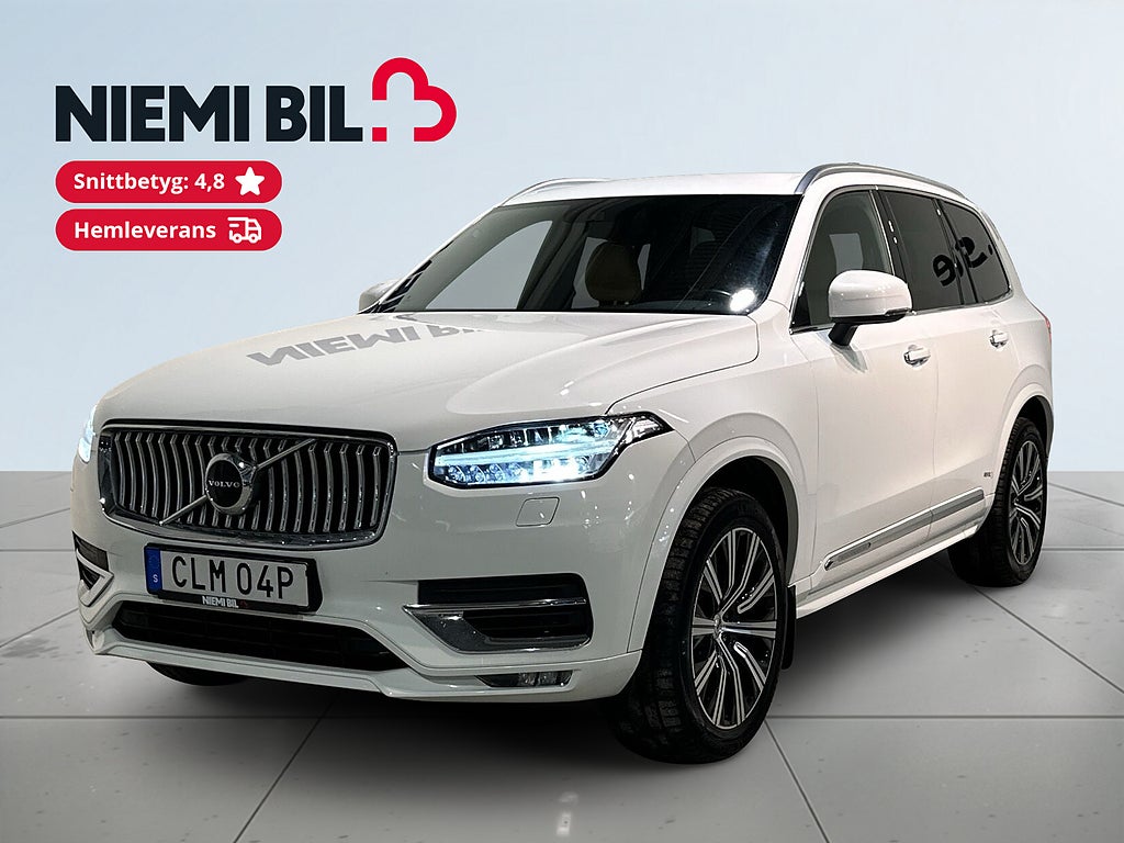 Volvo XC90 7-sits B5 AWD Inscription Drag Dvärm Kamera Skinn SoV