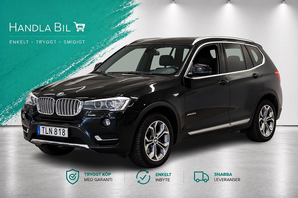 BMW X3 xDrive20d xLine D-Värm Skinn Pano H/K Drag SoV