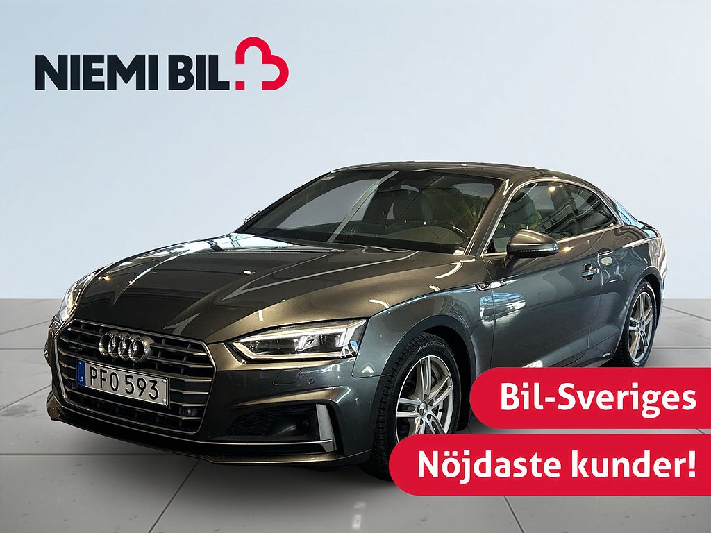 Audi A5 Coupé 2.0 TFSI Quattro S Line Kamera/Pvärm/Drag