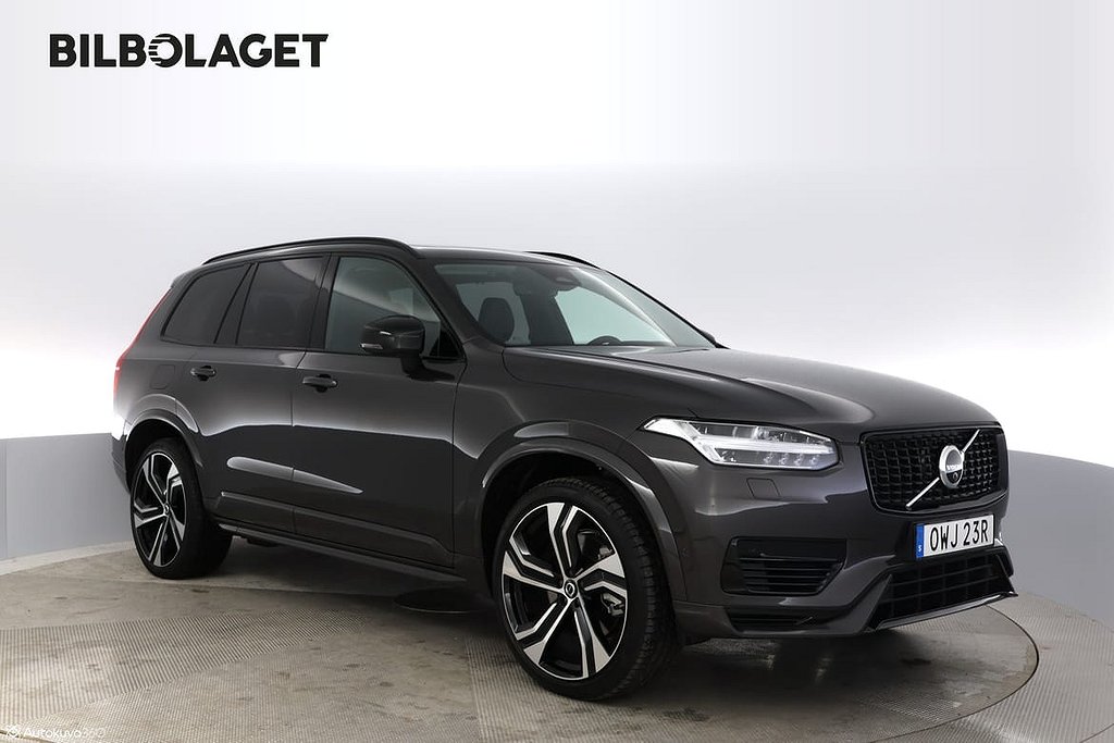 Volvo XC90 T8 Ultra Dark Ed, DEMO.Luftfj,360kamera,Massage,HUD,22Tum,B&W,Dr