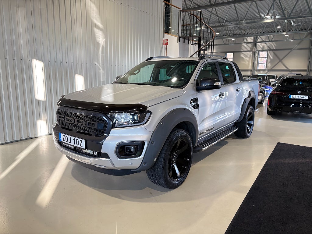 Ford ranger Dubbelhytt Bi-Turbo 214hk 4x4 Wildtrak,Värmare,Nav.