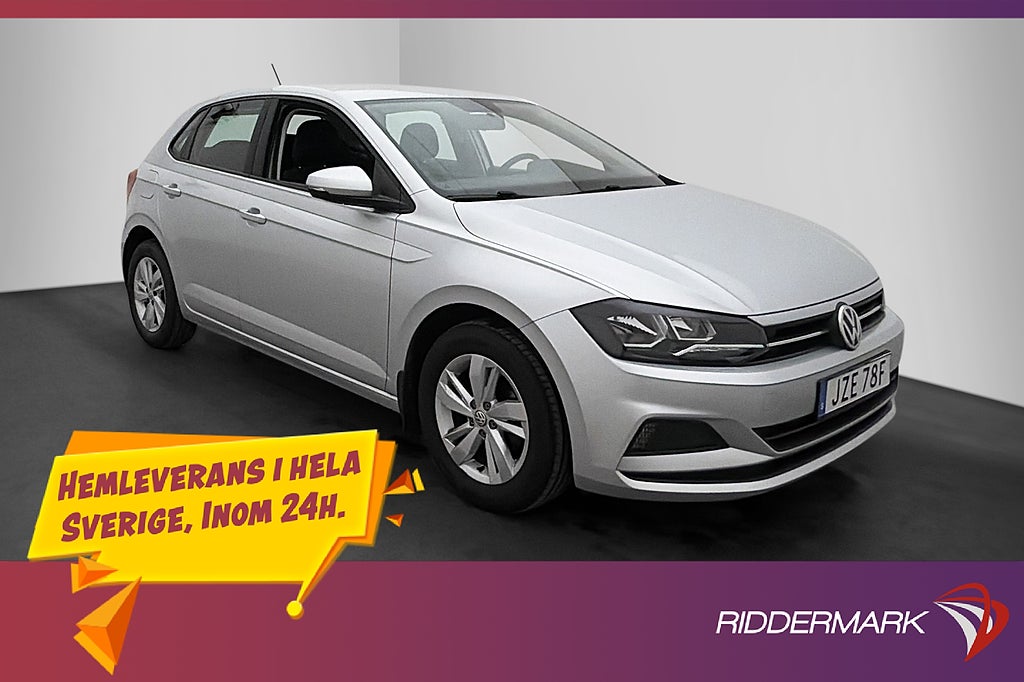 Volkswagen Polo 1.0 TSI 95hk 360kr Skatt 0,46L/mil
