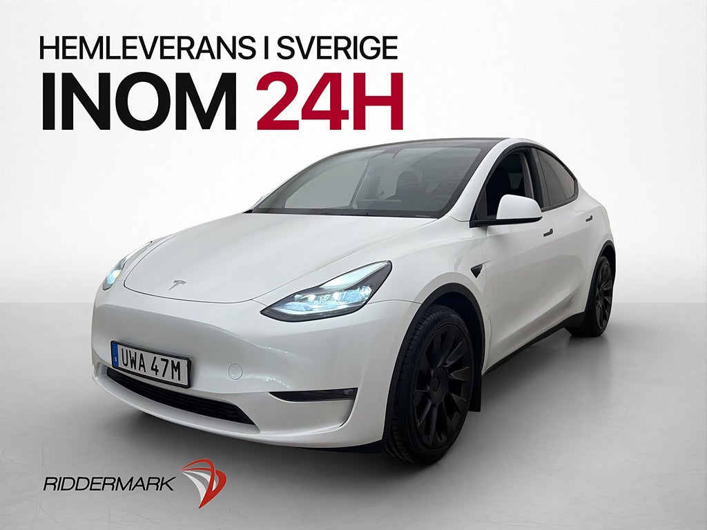 Tesla Model Y Long Range AWD 1 Brukare Moms Drag Värmare