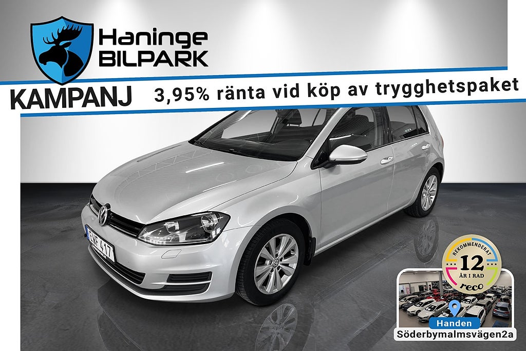 Volkswagen Golf 5-dörrar 1.2 TSI/adaptiv/Bt/SUPERDEAL 3,95%