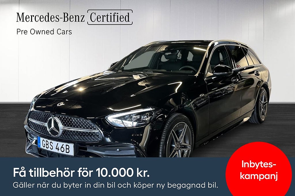 Mercedes-Benz C300 T AMG Dragkrok Navi Värmare Moms