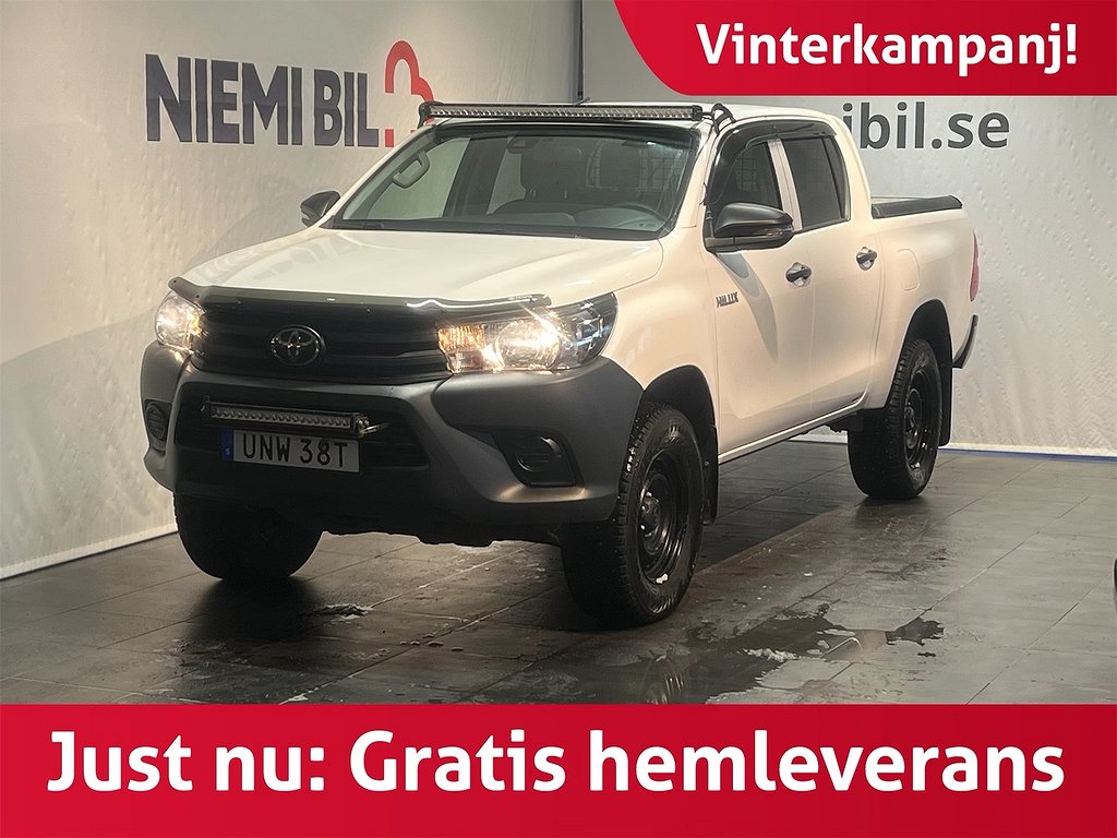Toyota Hilux Hilux DH 2.4 AWD 150hk LED-ramp/Drag/S&V-hjul