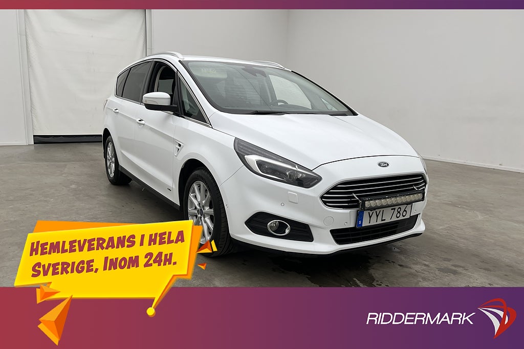 Ford S-Max AWD Business 7-Sits Värm Kamera Elstolar Drag
