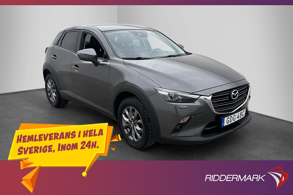Mazda CX-3 2.0 SKYACTIV-G 121hk  Rattvärme Navi P-sensorer
