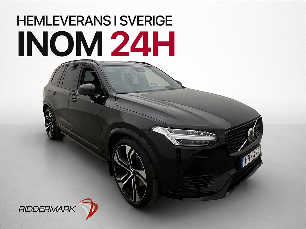 Volvo XC90 Recharge T8 Ultimate Dark Pano 360 B&W Luft MOMS