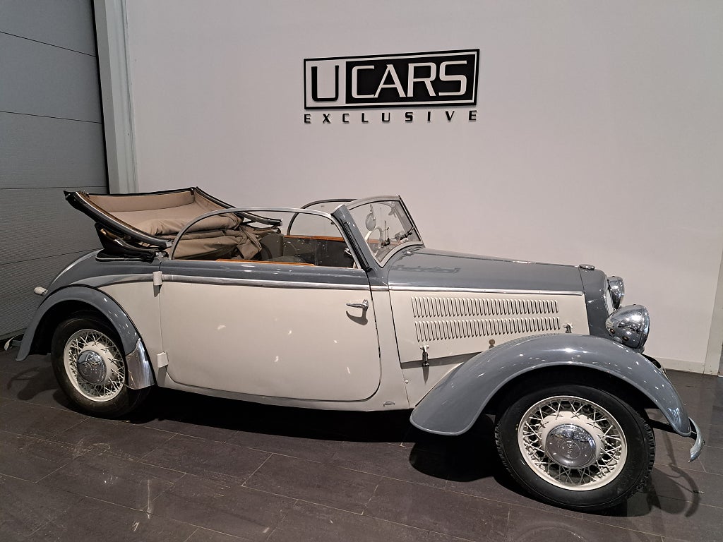 DKW F8 Cabriolet 0.6 / En ägare 19 år / TVÅ SÄTE / SV-SÅLD