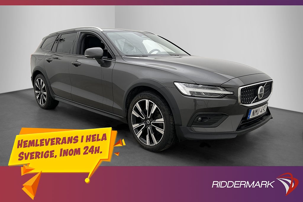 Volvo V60 Cross Country B5 AWD Plus Google P-Värm 360° Skinn