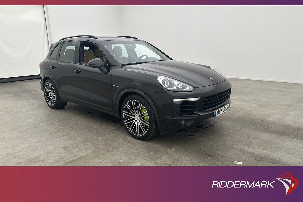 Porsche Cayenne S E-Hybrid 416hk Pano PASM Sportstolar Drag