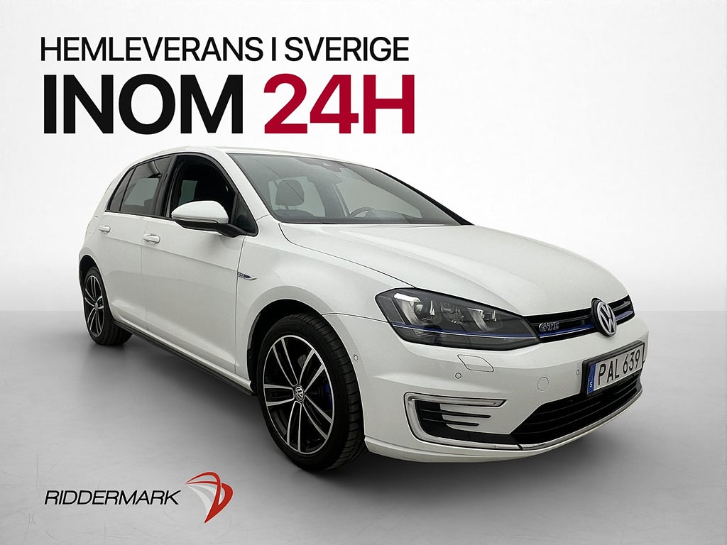 Volkswagen Golf GTE 1.4 TSI 204hk Värm Drag Kamera CarPlay