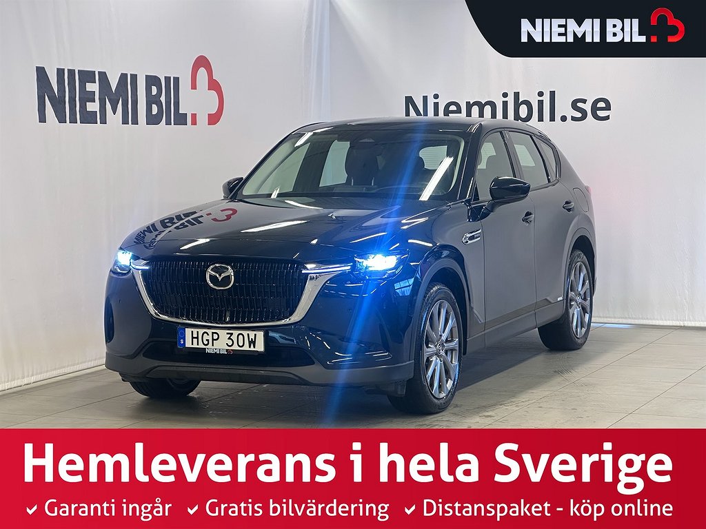 Mazda CX-60 PHEV AWD 327hk Kamera/Nav/Appvärme/SoV/HeadUp