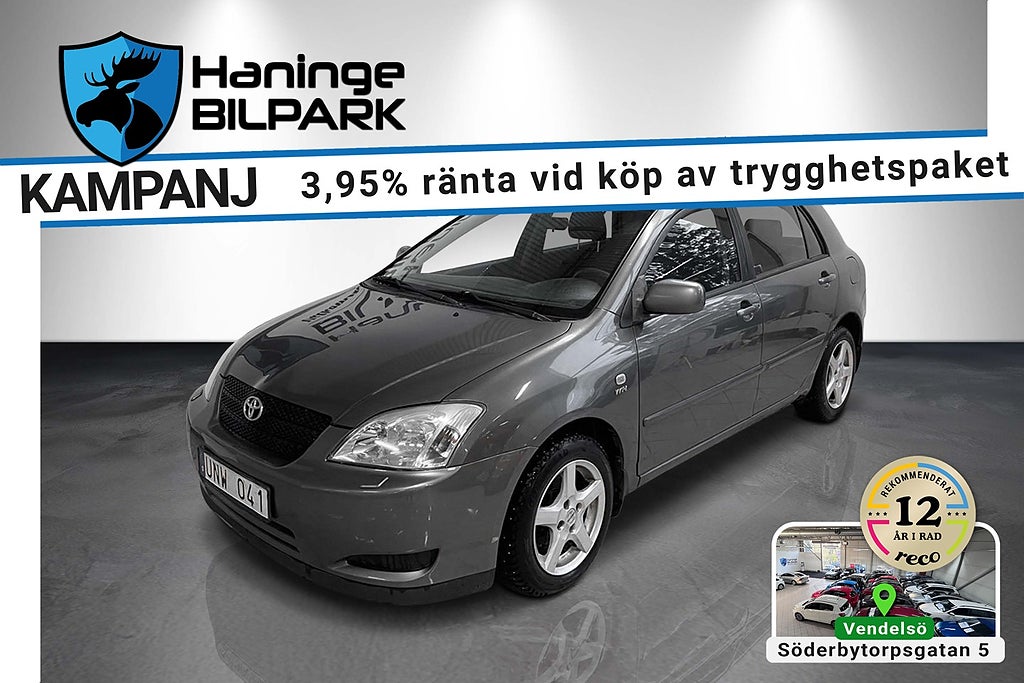 Toyota Corolla 1.6 VVT-i / NYBESIKTAD / SUPERDEAL 3,95% /KAMKEDJA