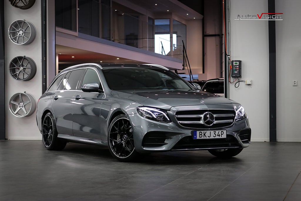 Mercedes-Benz E 300 T d 9G-Tronic 245hk AMG Line BURMESTER DRAG 360 LED 20" 