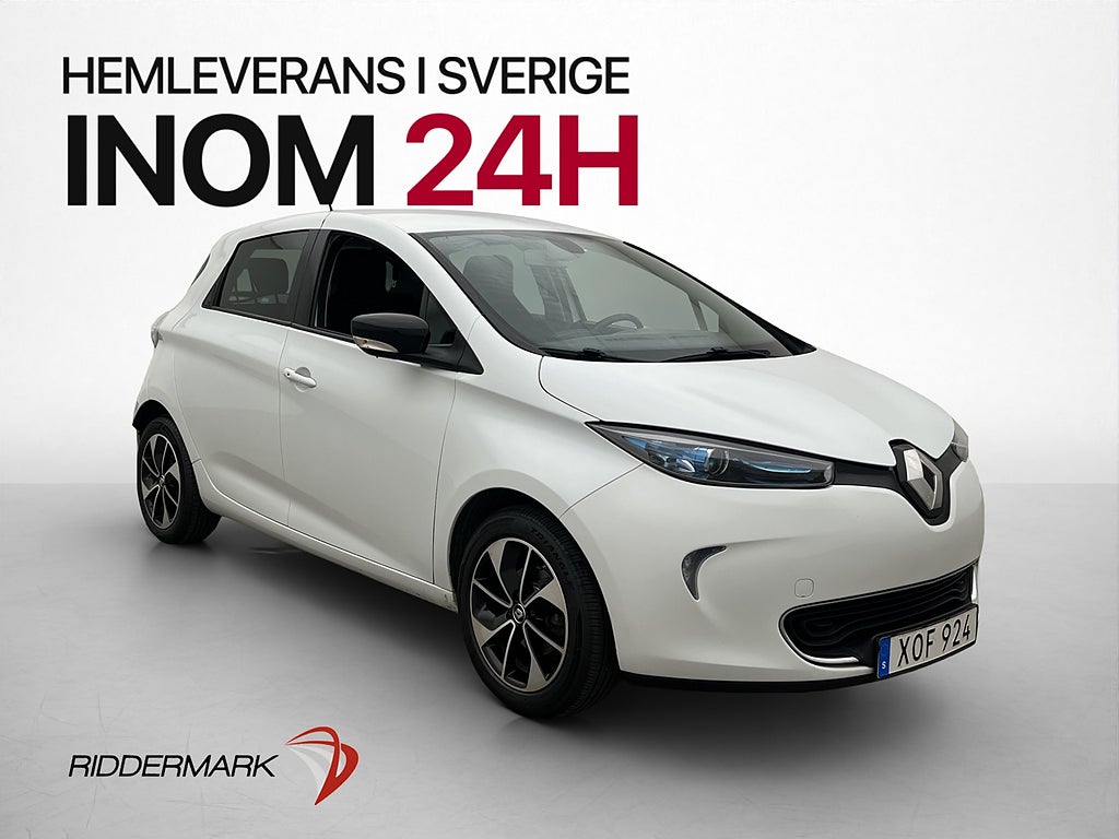 Renault Zoe R110 41 kWh Intens 109hk Friköpt Batteri Kamera