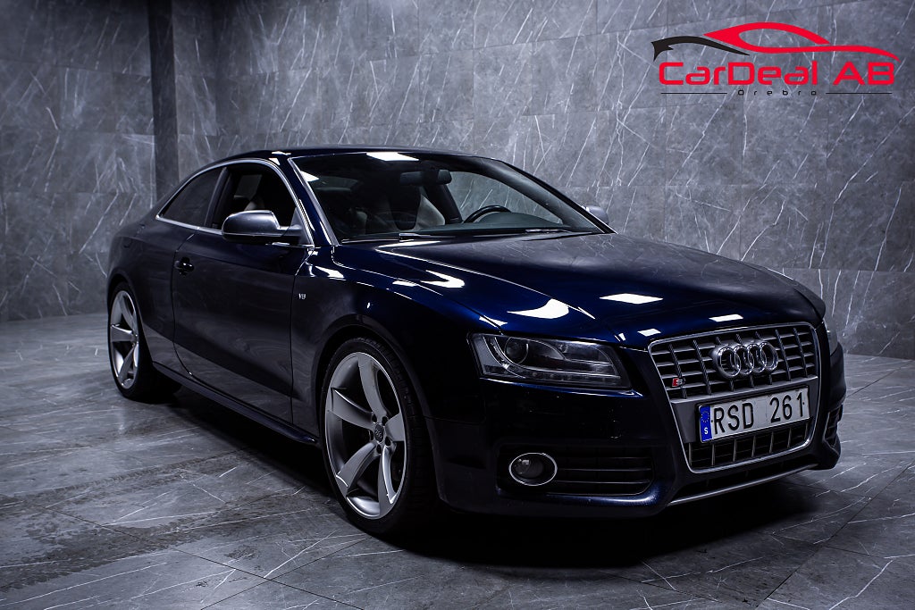Audi S5 Coupé 4.2 V8 354hk Quattro B&O Akrapovic Värmare Xenon