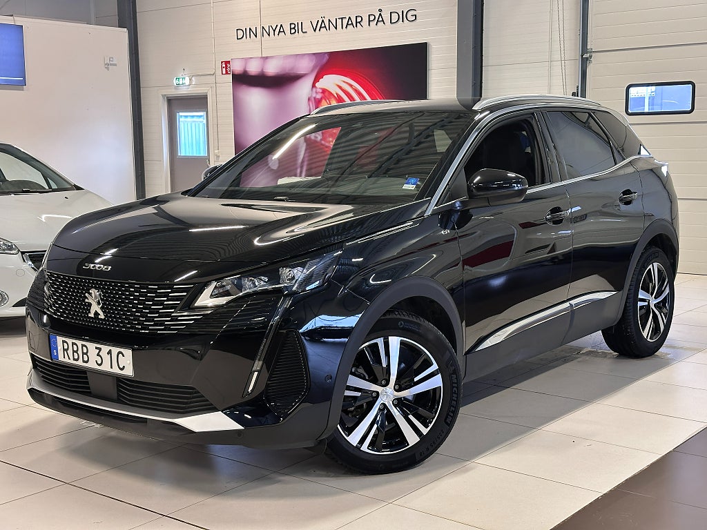 Peugeot 3008 GT 1.2 PureTech 130hk EAT B-kam, Navi, Carplay
